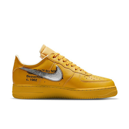 Tênis Nike Air Force 1 Low Off-White ICA University Gold - DD1876-700