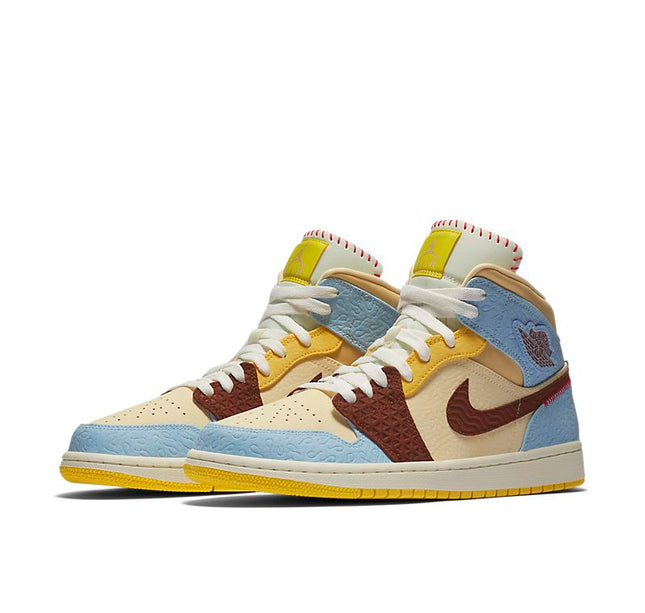 Tênis Air Jordan 1 Mid SE x Maison Chateau Rouge Fearless - CU2803-200