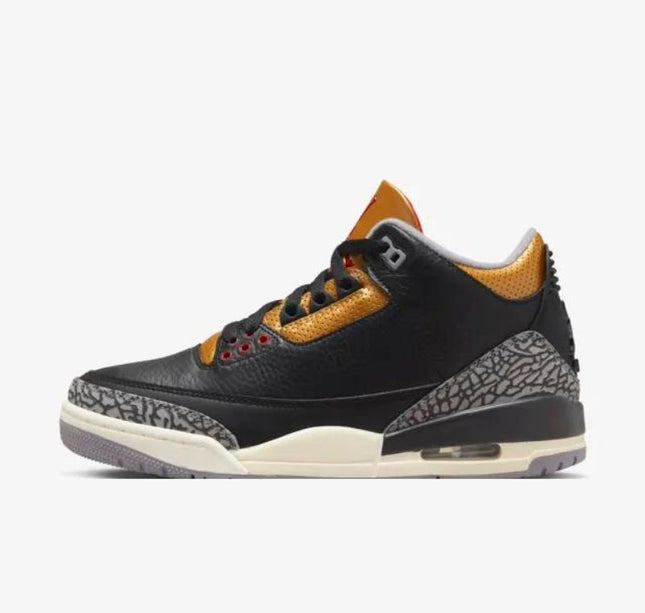 Tênis Nike Air Jordan 3 Retrô Black Gold - CK9246-067