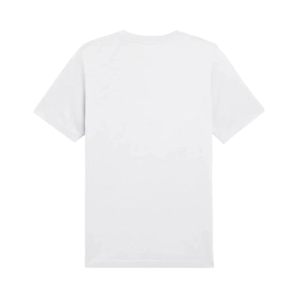 Camiseta Puma Essentials No. 1 logo Tee - Branca/vermelho/preto