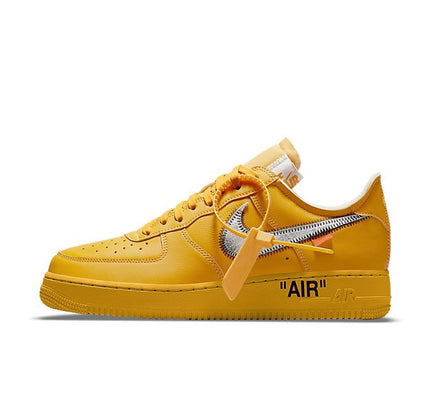 Tênis Nike Air Force 1 Low Off-White ICA University Gold - DD1876-700